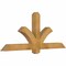 Ekena Millwork Redmond Rough Sawn Timber Gable Bracket, Western Red Cedar, 60"W x 25"H x 4"D x 4"F, 10/12 Pitch GBW060X25X0404RED00RWR - alternate 2